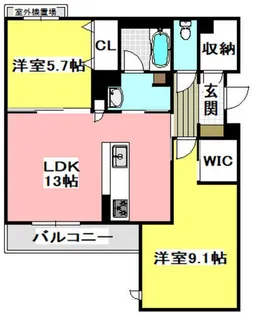 シャーメゾン ラヴィ【2階】の間取り