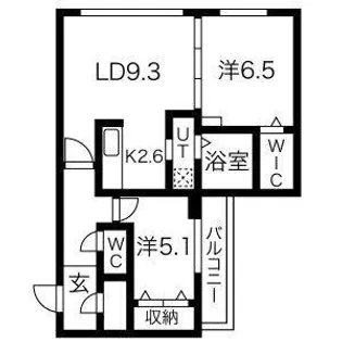M-STYLE.STELLA【3階】の間取り