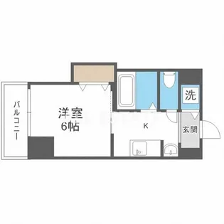 CITY SPIRE布施【8階】の間取り