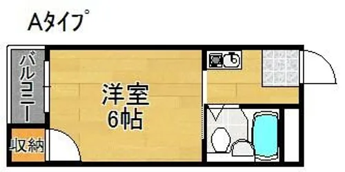 大阪府大阪市住之江区西加賀屋3丁目【マンション】の間取り