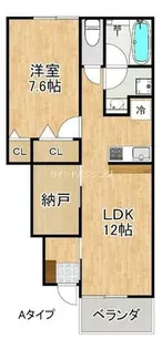 プレミアムスイート泉佐野【1階】の間取り