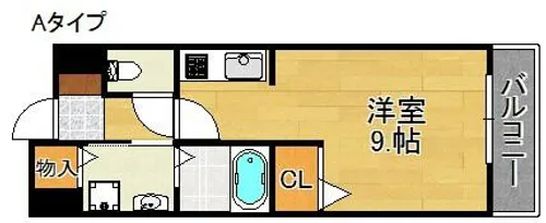 ビューハーモニー【2階】の間取り