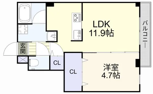ルポ田原24【203号室】の間取り