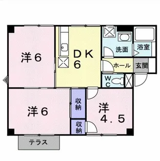 プラドールA2【1階】の間取り