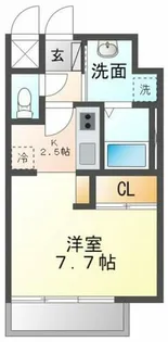 クレシタ大国【5階】の間取り