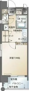 エンクレスト吉塚【8階】の間取り