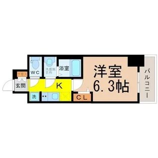 ディアレイシャス矢場町【2階】の間取り