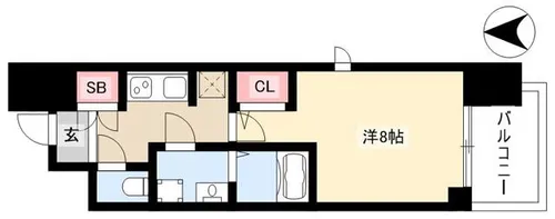 La Douceur本郷【5階】の間取り