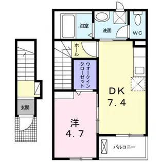 マルベリー【2階】の間取り