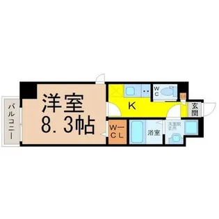 S-FORT堀田通【5階】の間取り