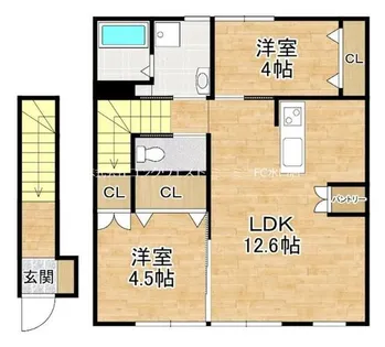 ソアレ【2階】の間取り