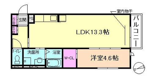 MYROOM小戸【2階】の間取り