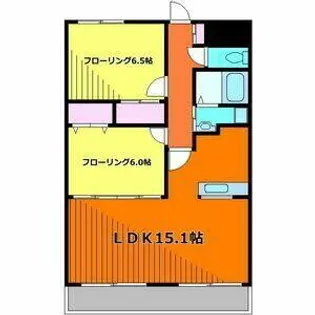 サニースポット 本館【2階】の間取り