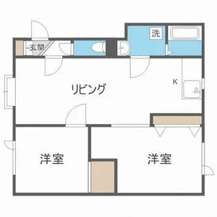 ルピナス東和【101号室】の間取り