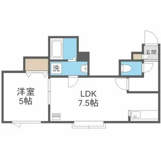 パラ・シェンプレN45【106号室】の間取り