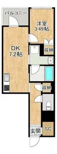 AIsonari アイソナリ【2階】の間取り