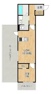 Aisonari アイソナリ【5階】の間取り