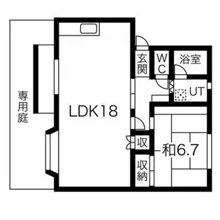 アコール【103号室】の間取り