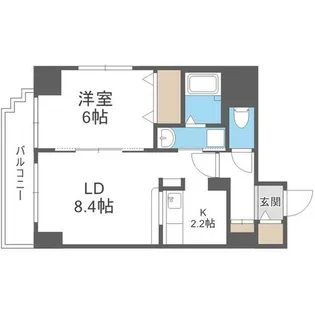 デザイナーズコート【4階】の間取り