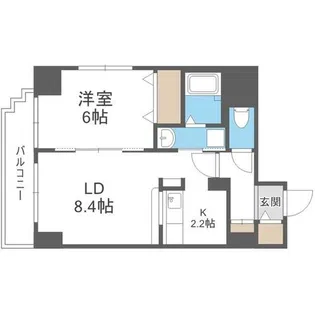 デザイナーズコート【4階】の間取り