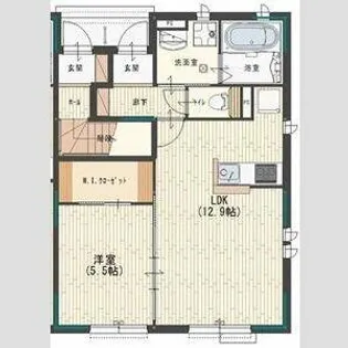 エトワール【105号室】の間取り