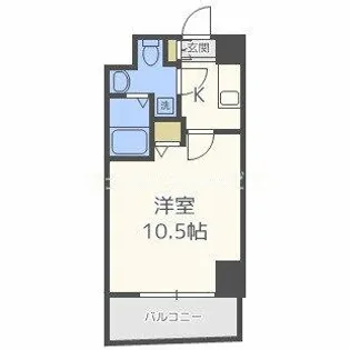 SERENiTE日本橋SUD【10階】の間取り
