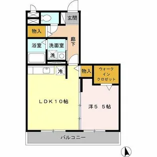 サクセス Ⅱ【3階】の間取り