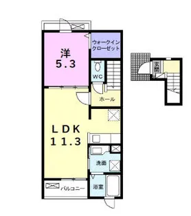 フローラ【2階】の間取り