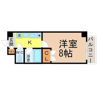 レージュ城西【1階】の間取り