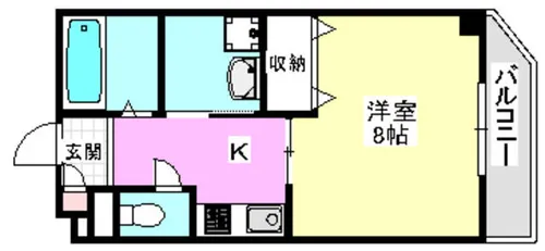 コラソン・パラシオ【505号室】の間取り
