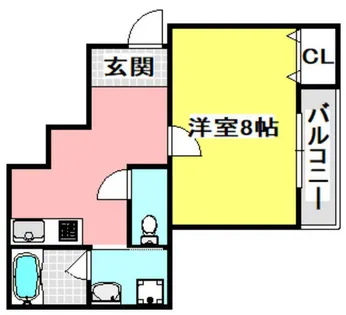 Oak中穂積【305号室】の間取り