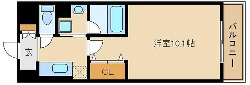 兵庫県尼崎市口田中1丁目【マンション】の間取り