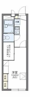 レオパレスフレンズ【203号室】の間取り
