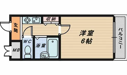 大阪府堺市西区上【マンション】の間取り