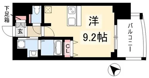 プレサンス新栄リミックス【0503号室】の間取り