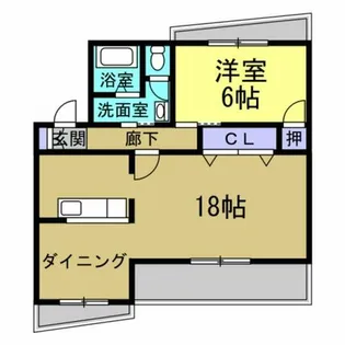 ボナールT【3階】の間取り