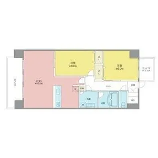 アンコールヴィラ【7階】の間取り