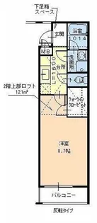 フジパレス初芝駅南Ⅱ番館【206号室】の間取り