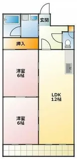 岩月ビルディング【405号室】の間取り