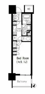 パークアクシス本町【5階】の間取り