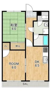 M’sマンション【2階】の間取り