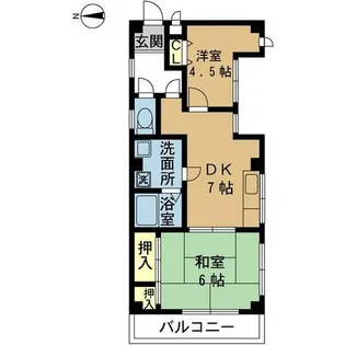 日之出ハイツ【301号室】の間取り