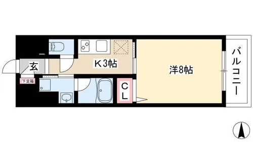 aLATO丸の内【7階】の間取り