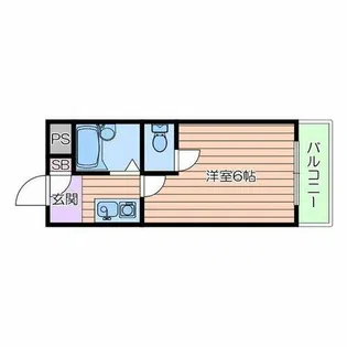 アバンティ貝塚2番館【4階】の間取り