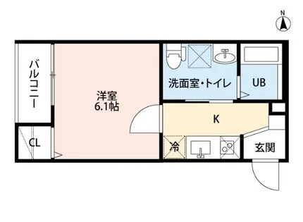 BLUE GOATII(ブルーゴートツー)【3階】の間取り