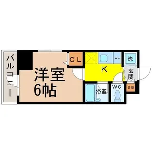 RIDGE堀田【8階】の間取り