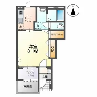 パリスM【1階】の間取り