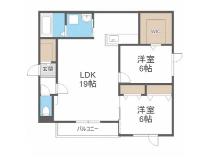 正和パレスE【205号室】の間取り