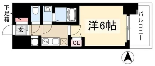 プレサンス錦プレミアム【4階】の間取り