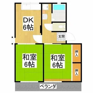 サトミハイツ【2階】の間取り